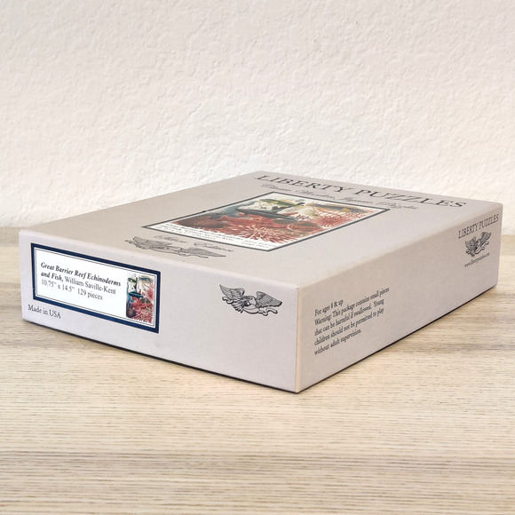 Liberty Puzzle Classic Wooden Jigsaw Puzzle Great Barrier Reef Silver Ed 129 pcs - Picture 14 of 16